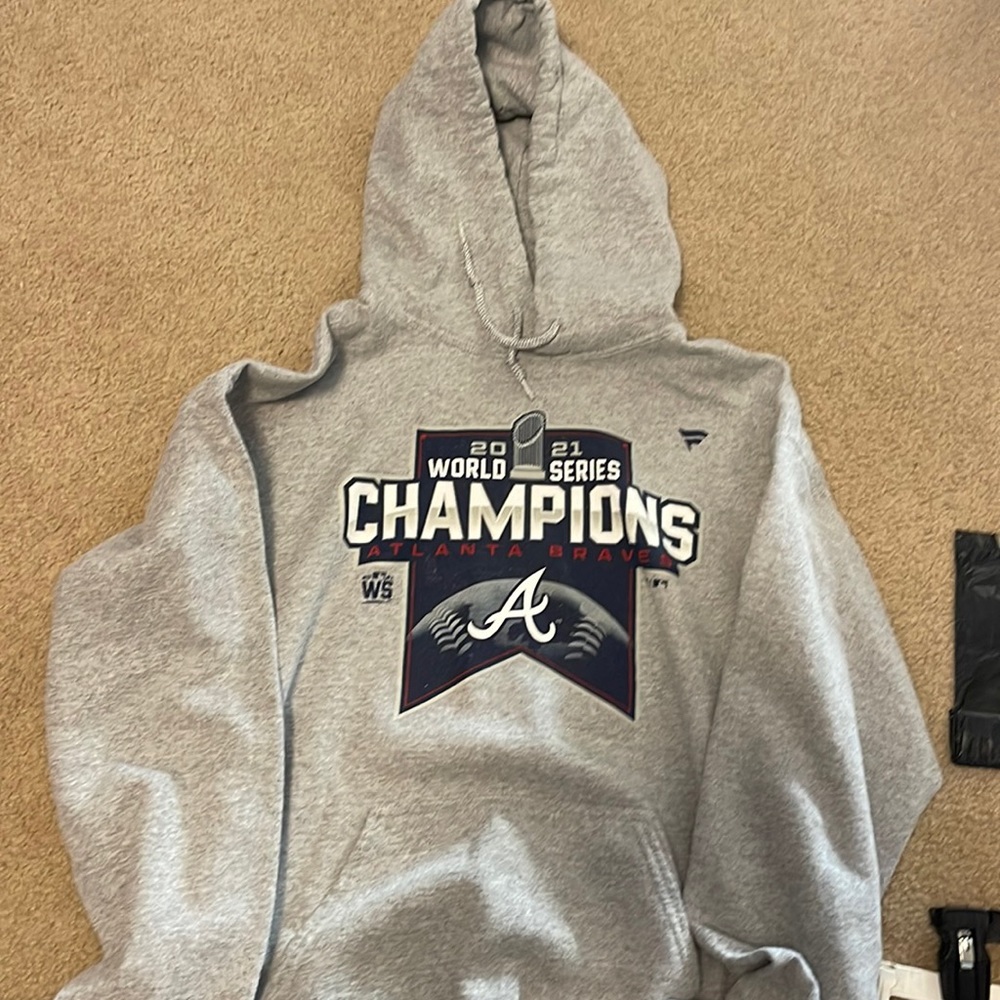 Atlanta Brave hoodie. World Series championship 2021